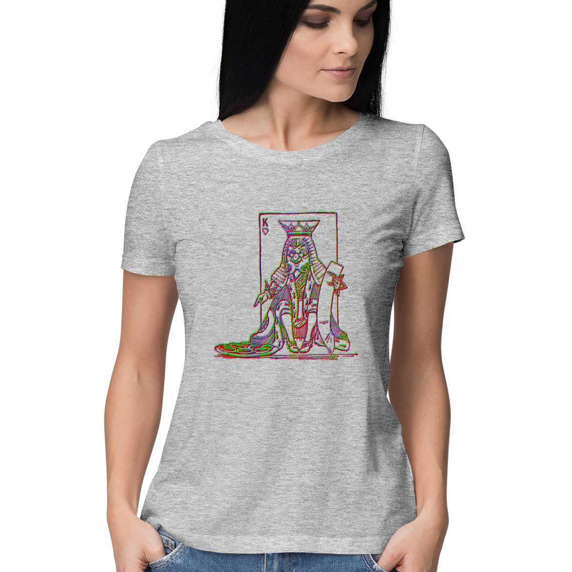 The King of Hearts Women's T-Shirt - CBD Store India