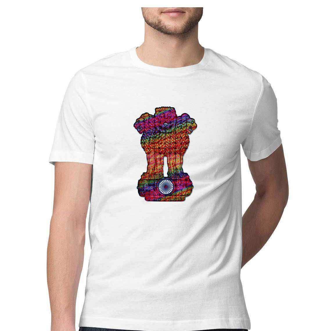 The Lion Capital of Ashoka Men's T-Shirt.