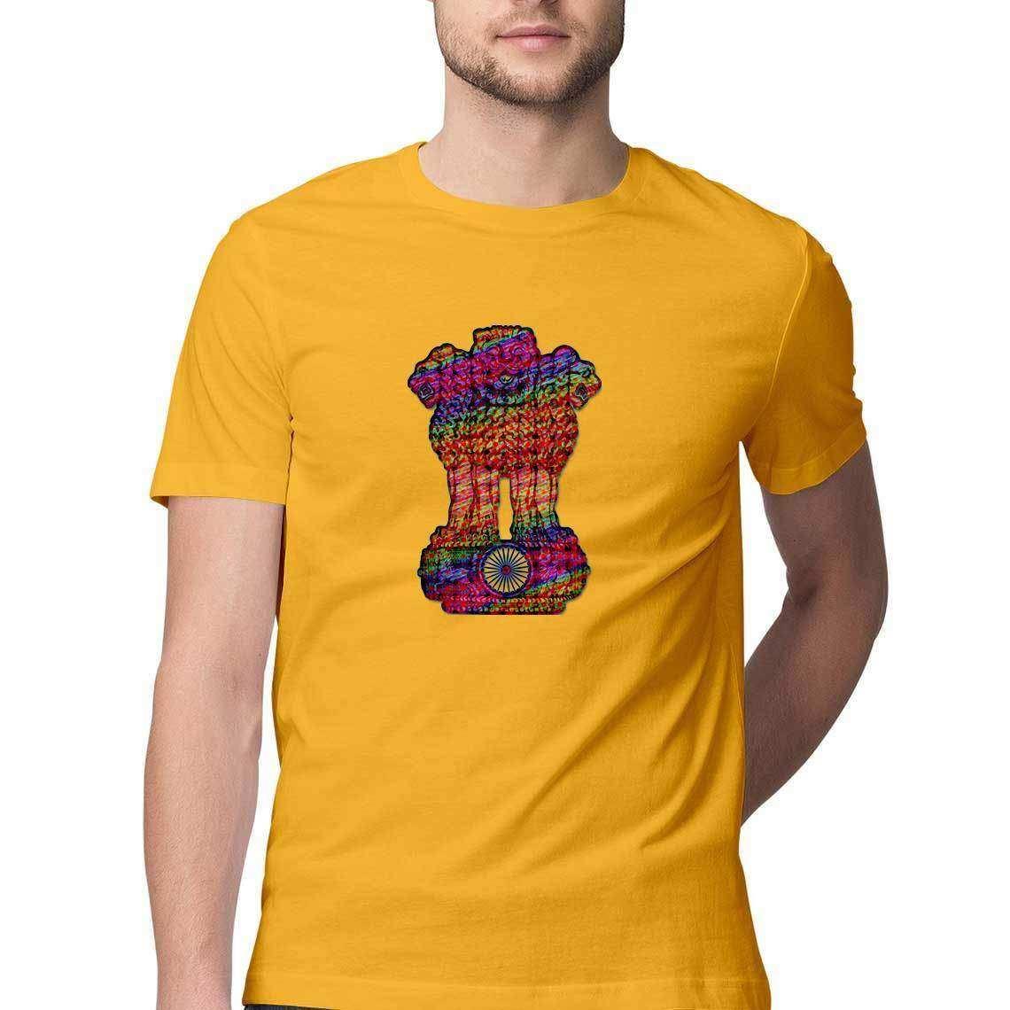 The Lion Capital of Ashoka Men's T-ShirtClothing