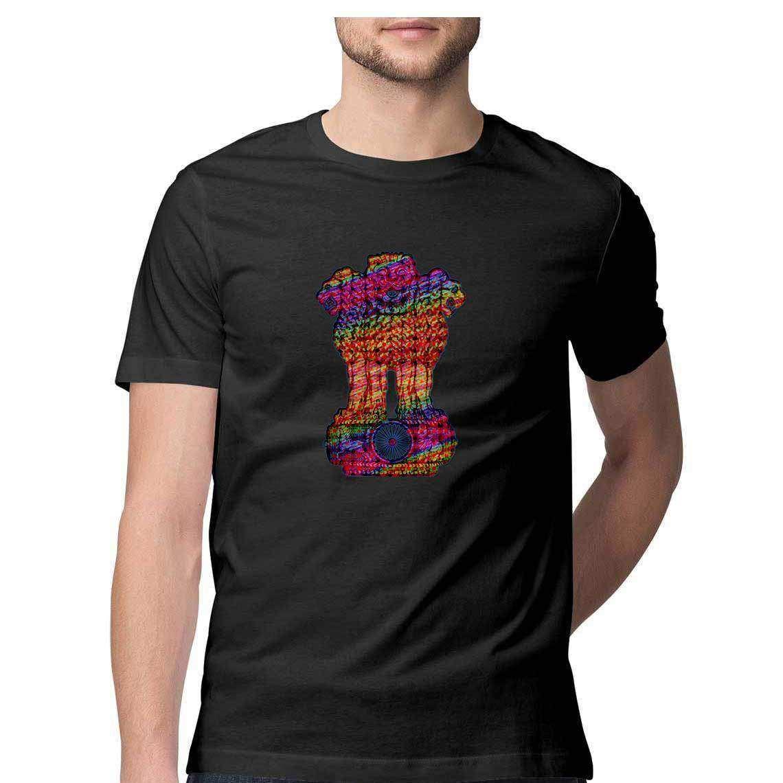 The Lion Capital of Ashoka Men's T-ShirtClothing