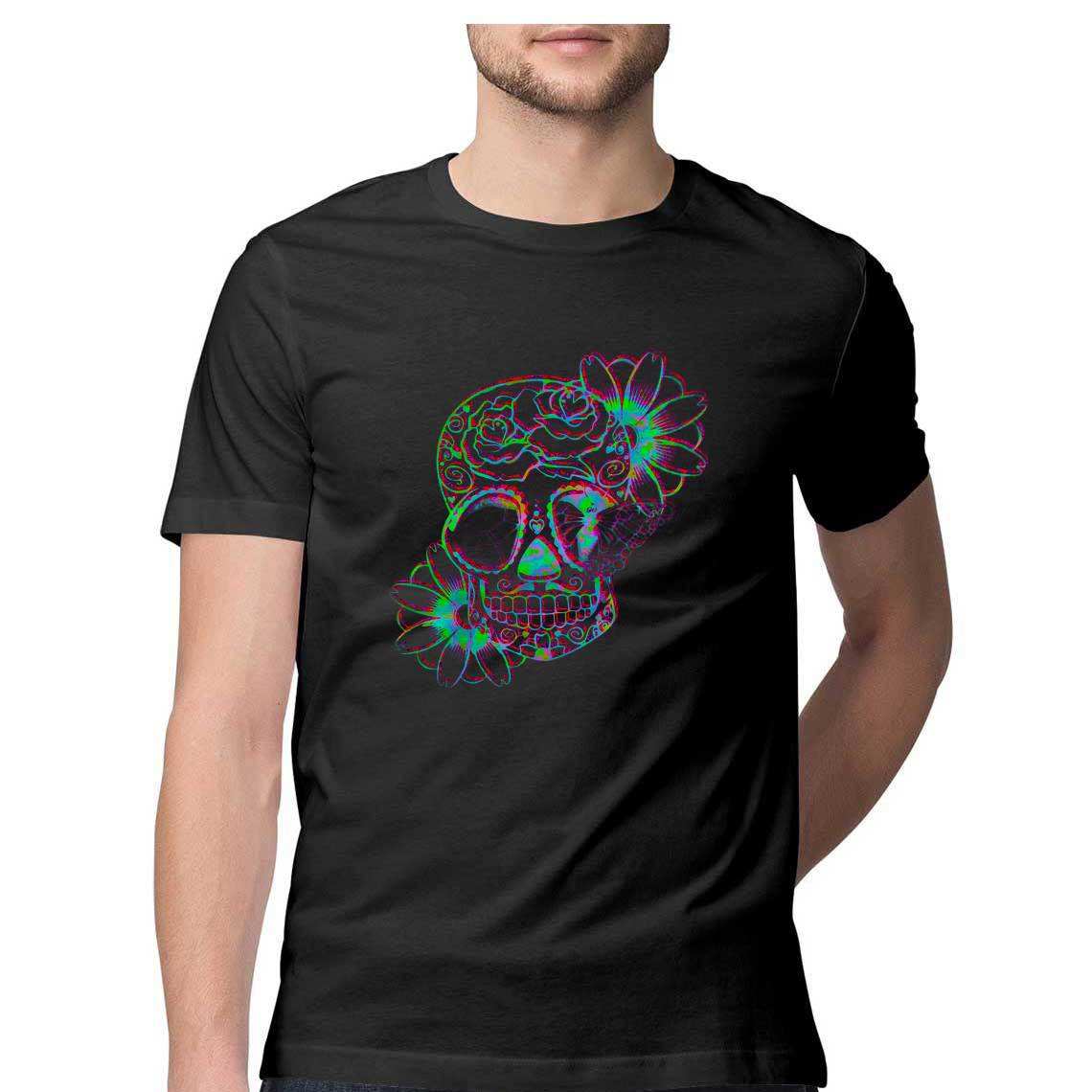The Lover Reminiscent of the Day of the Dead Men's T-Shirt - CBD Store India