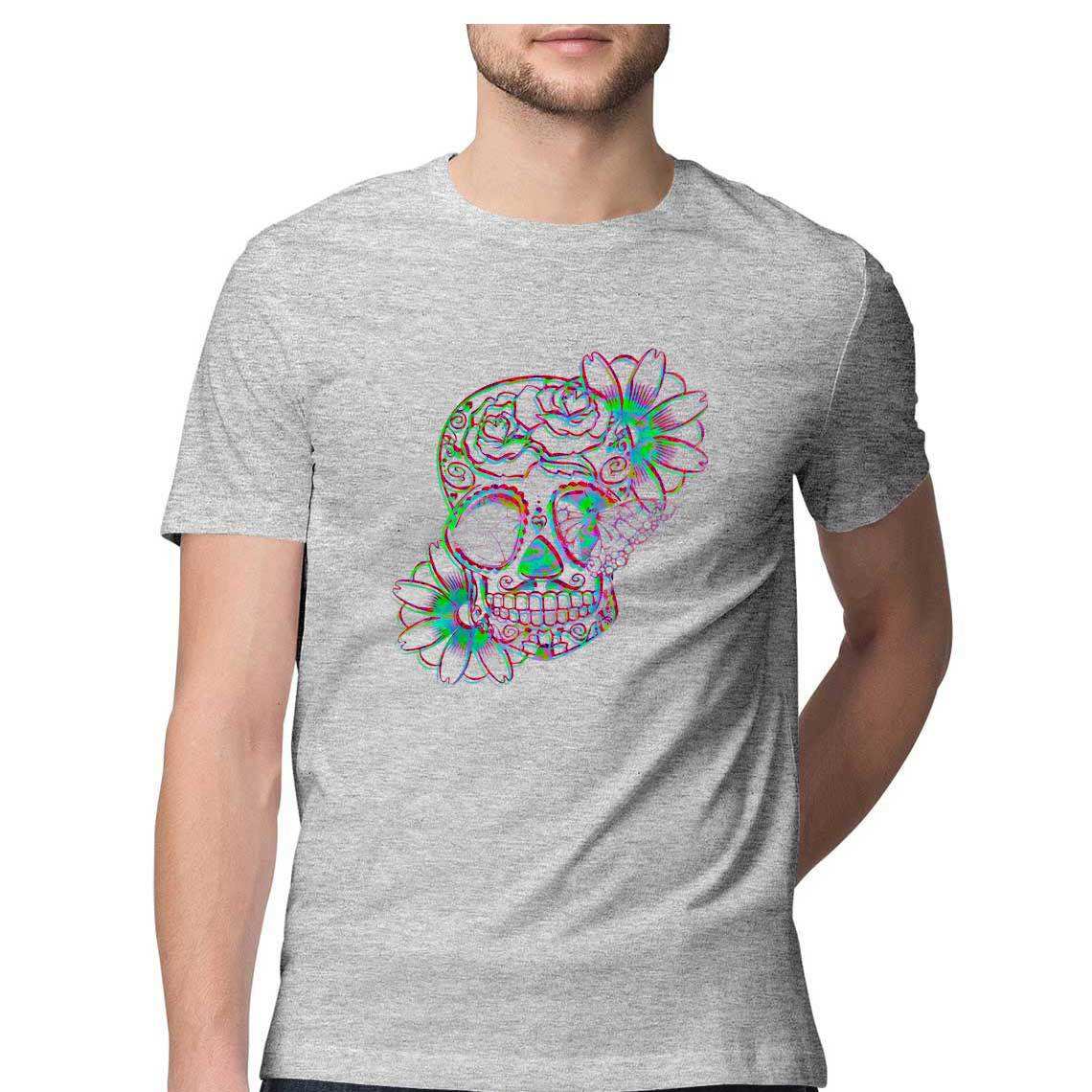 The Lover Reminiscent of the Day of the Dead Men's T-Shirt - CBD Store India