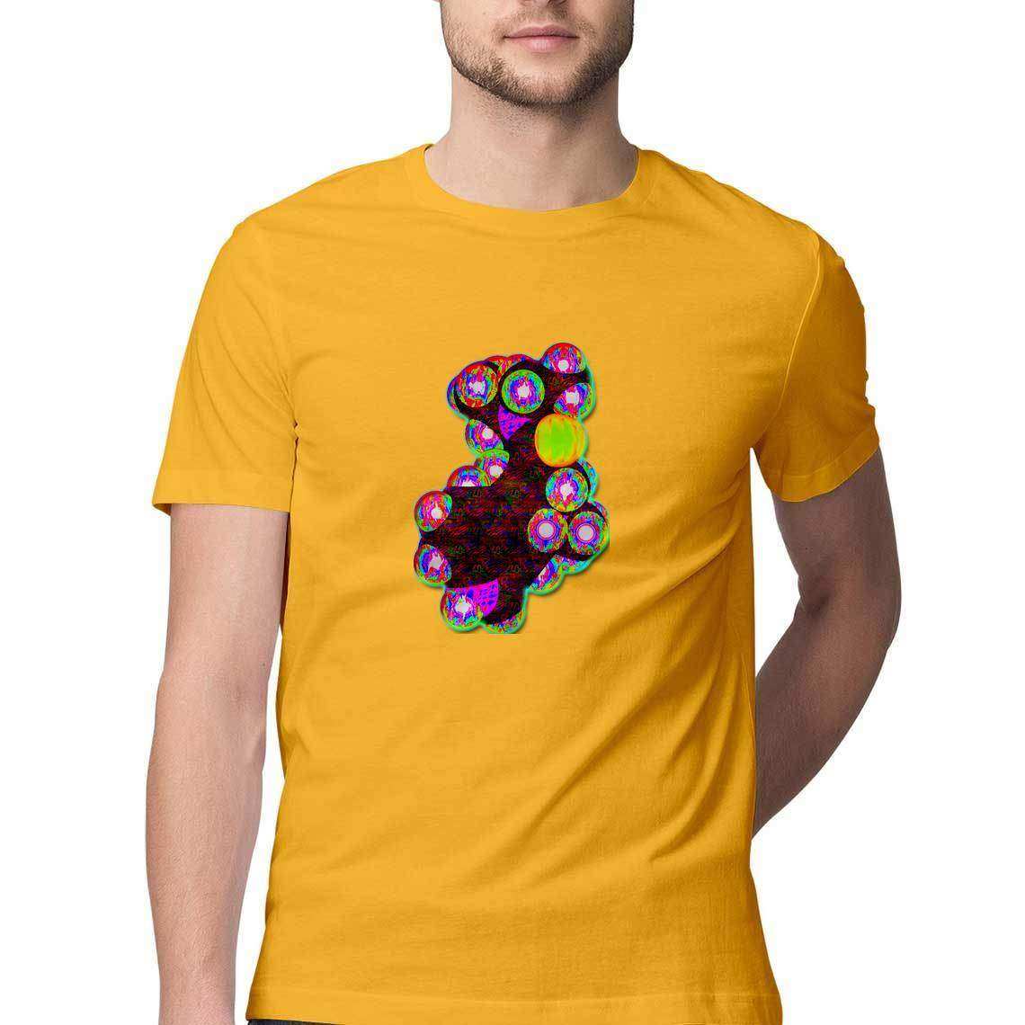 The LSD Molecule Graphic Men's T-Shirt - CBD Store India