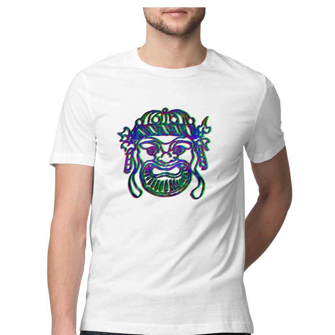The Mask of the Aztec War General Men's T-Shirt.