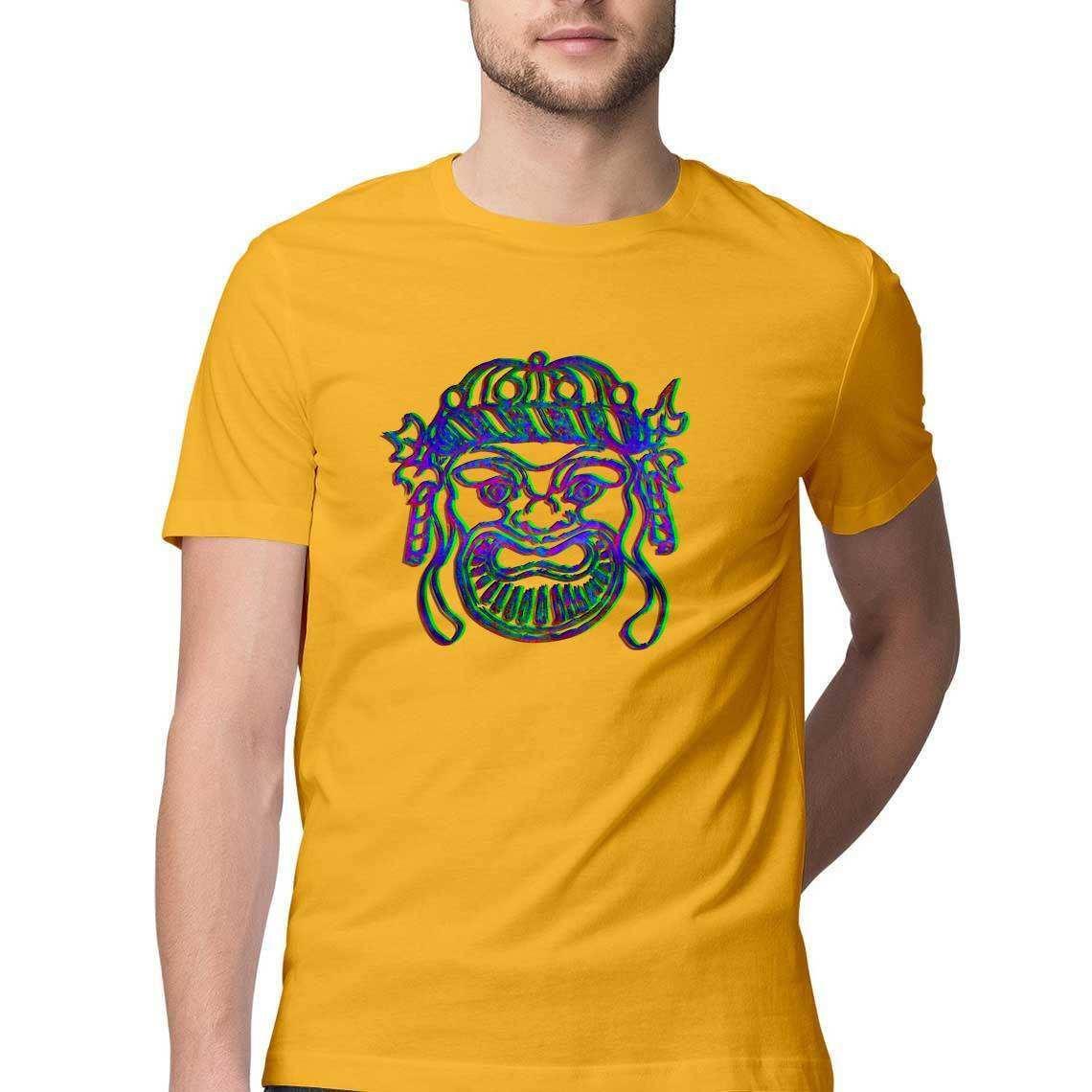 The Mask of the Aztec War General Men's T-Shirt.