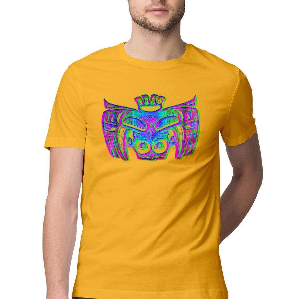 The Mask of the Shaman Men's Tribal T-Shirt.