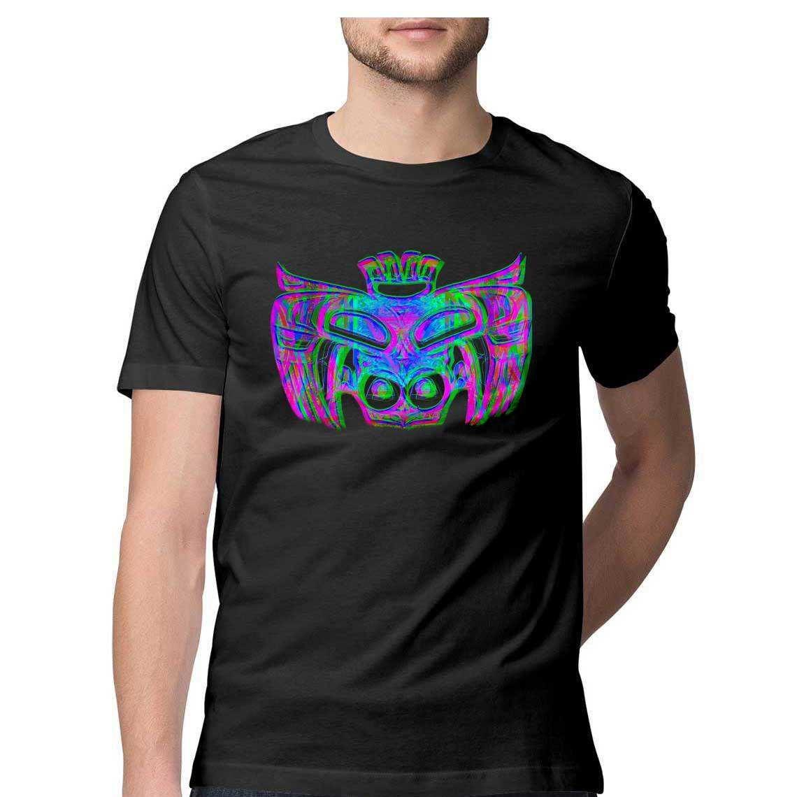 The Mask of the Shaman Men's Tribal T-Shirt.