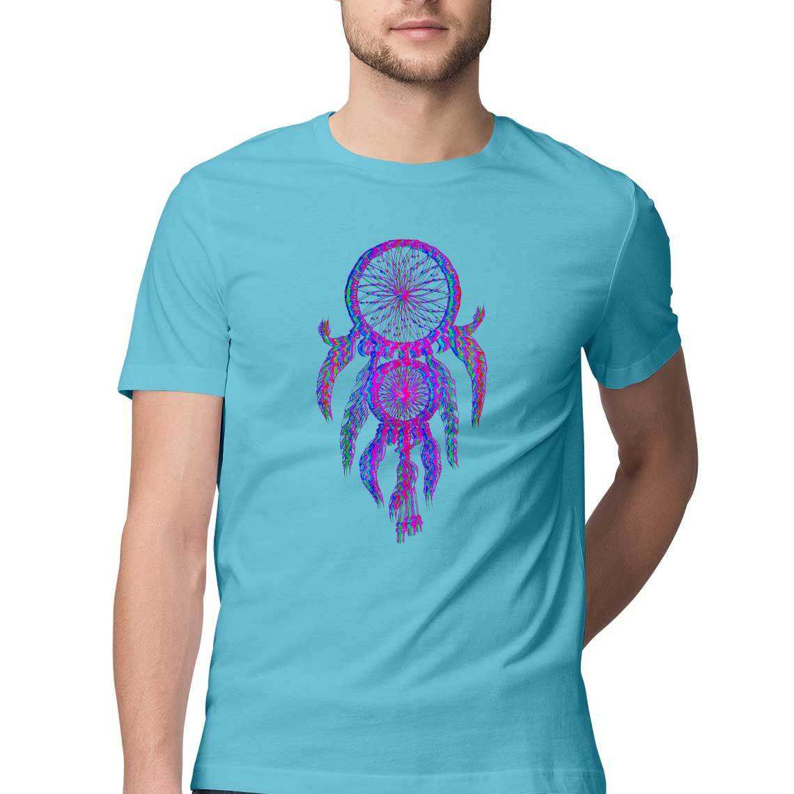 The Native Dream Catcher of the Hidden Forest Men's Graphic T-Shirt - CBD Store India