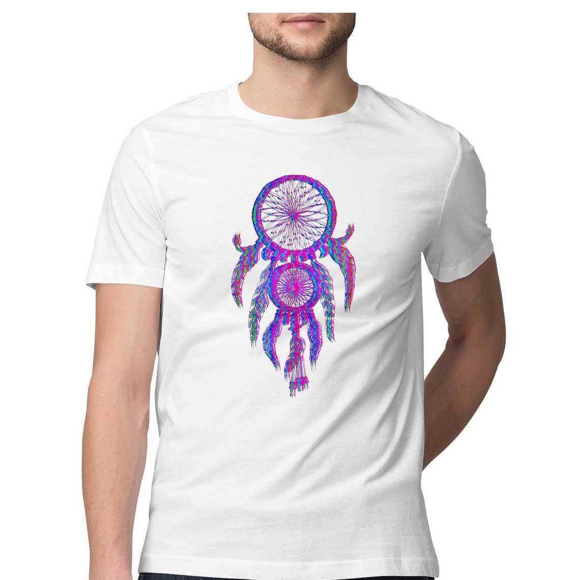 The Native Dream Catcher of the Hidden Forest Men's Graphic  T-Shirt.