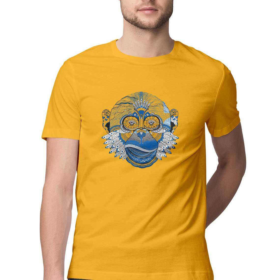 The Sage Monkey from the Lost Island of Khaaha Men's Graphic T-Shirt - CBD Store India