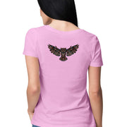 The Sage Owl from the Mysterious Forest Women's Graphic T-Shirt - CBD Store India
