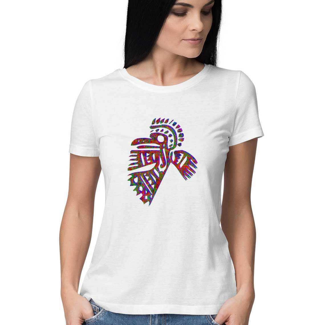 The Shaman's view of a morning bird Women's T-Shirt.