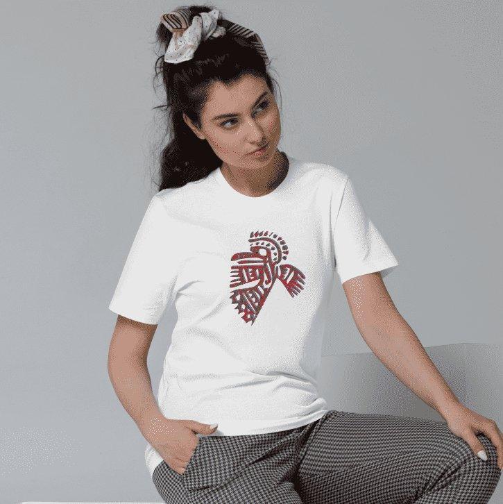 The Shaman's view of a morning bird Women's T-Shirt.