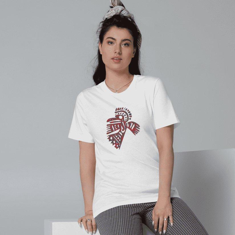 The Shaman's view of a morning bird Women's T-Shirt.