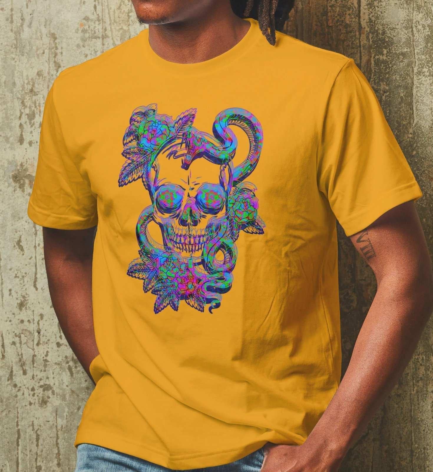 The Skull from the Garden of Eden Men's Graphic T-Shirt.