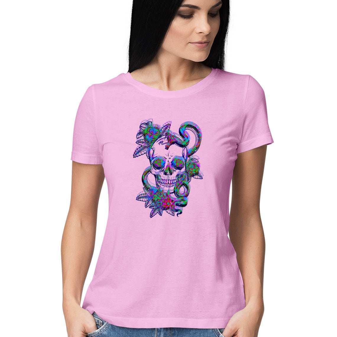 The Skull from the Garden of Eden Women's Graphic T-Shirt.
