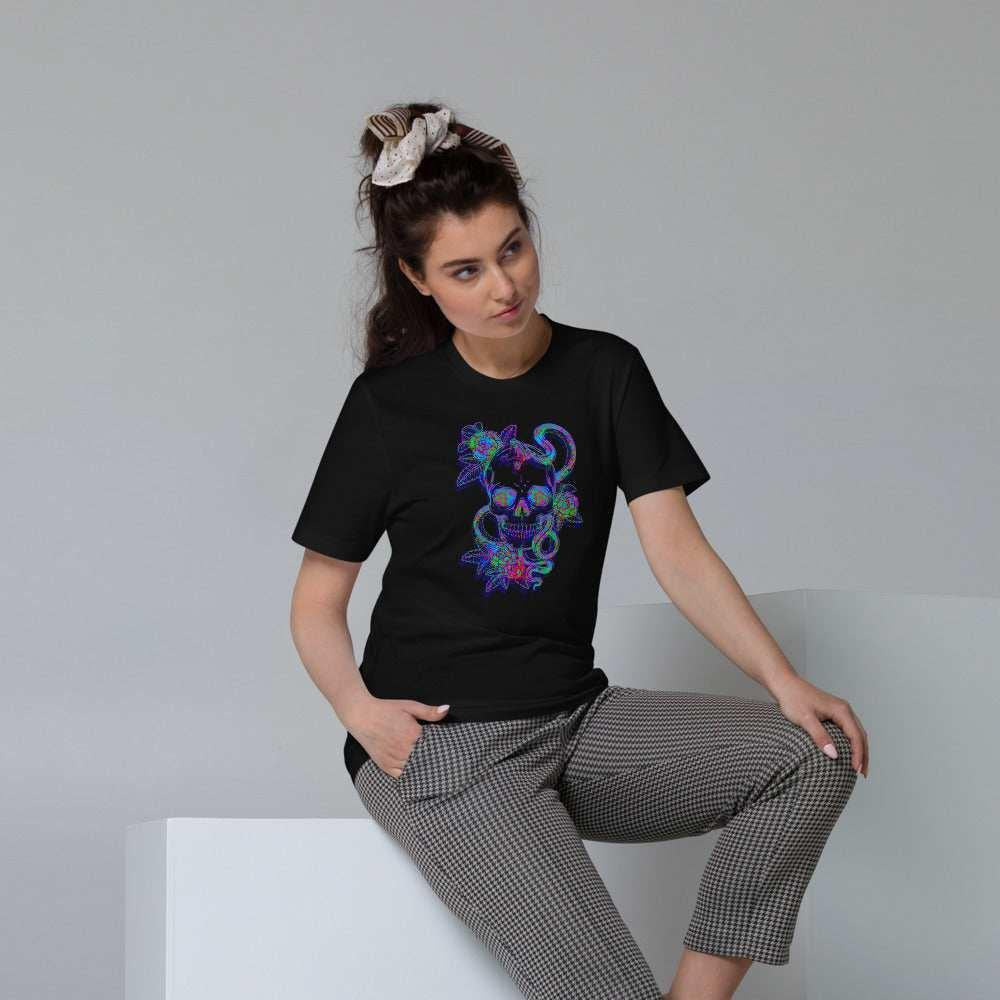 The Skull from the Garden of Eden Women's Graphic T-Shirt.