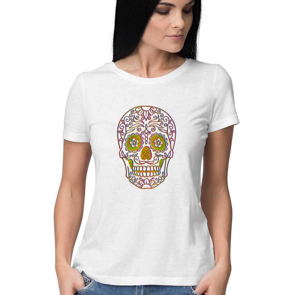The Skull of the Bandit Chief Women's T-Shirt - CBD Store India