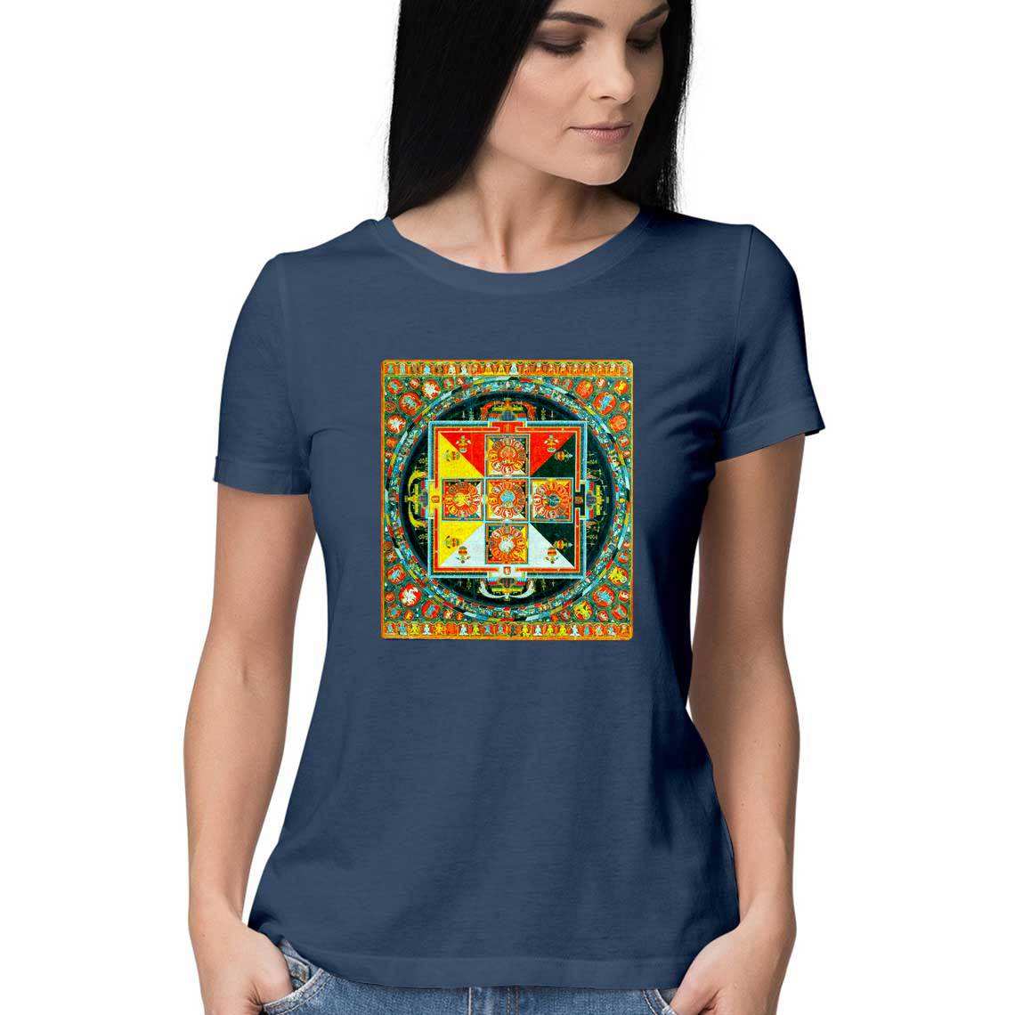 The Spark of Five Deities Women's T-Shirt - CBD Store India