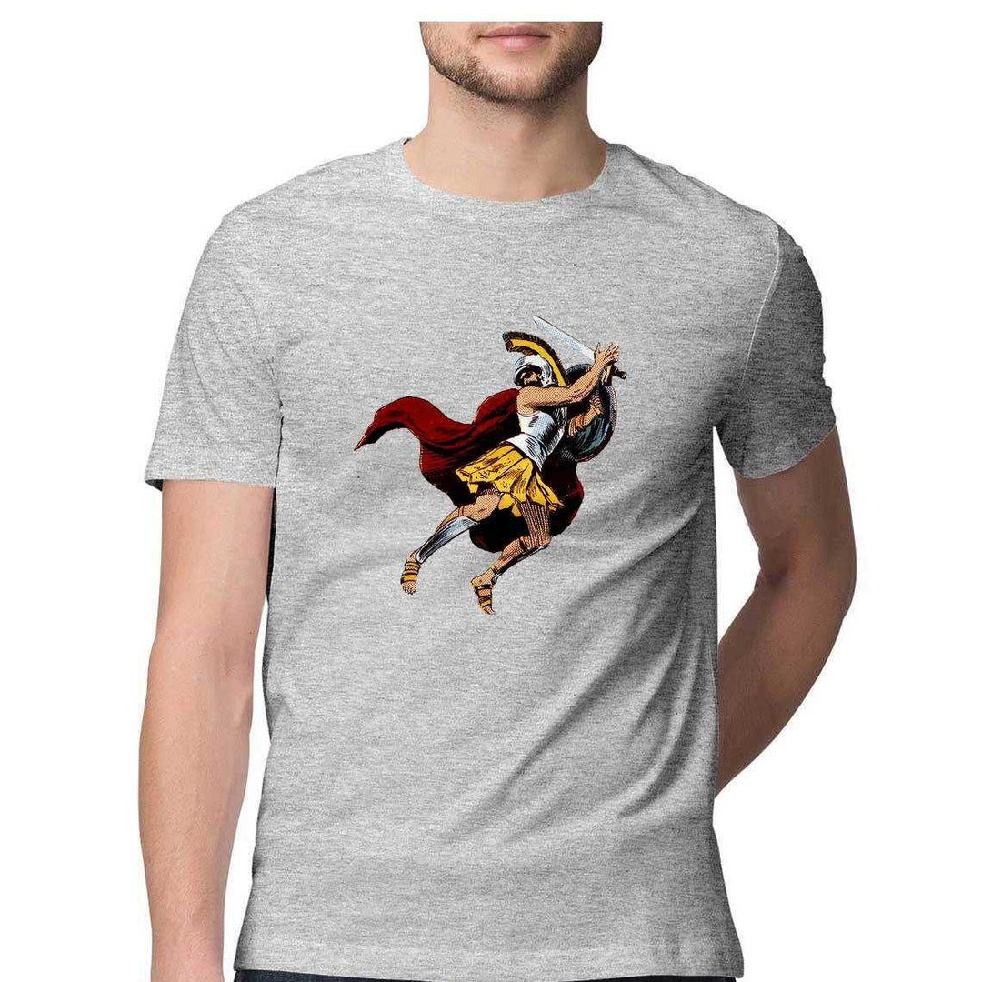 The Spartan Warrior Men's Graphic T-ShirtClothingSpartan Warrior Men's Graphic T-Shirt | Cotton, Casual Wear