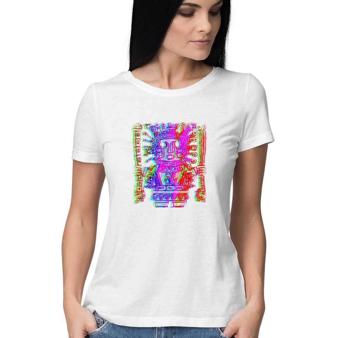 The Staff God of the Amazon Dual Print Women's T-Shirt.