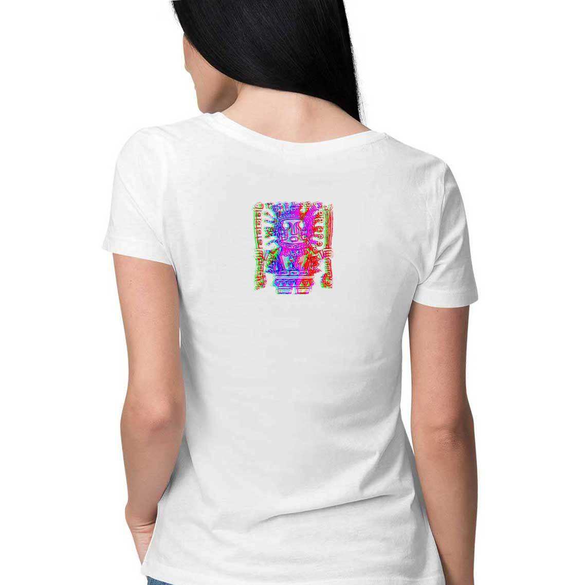 The Staff God of the Amazon Dual Print Women's T-Shirt - CBD Store India