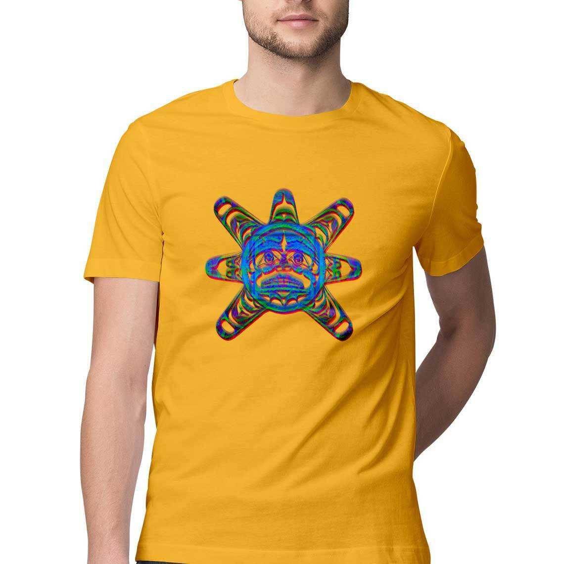 The Sun God of the Aztec Empire Men's T-Shirt.