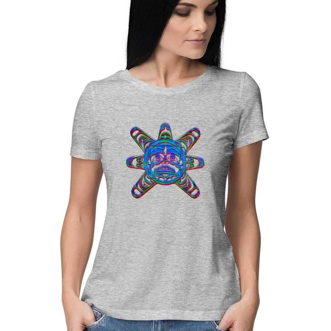 The Sun God of the Aztec Empire Women's T-Shirt.