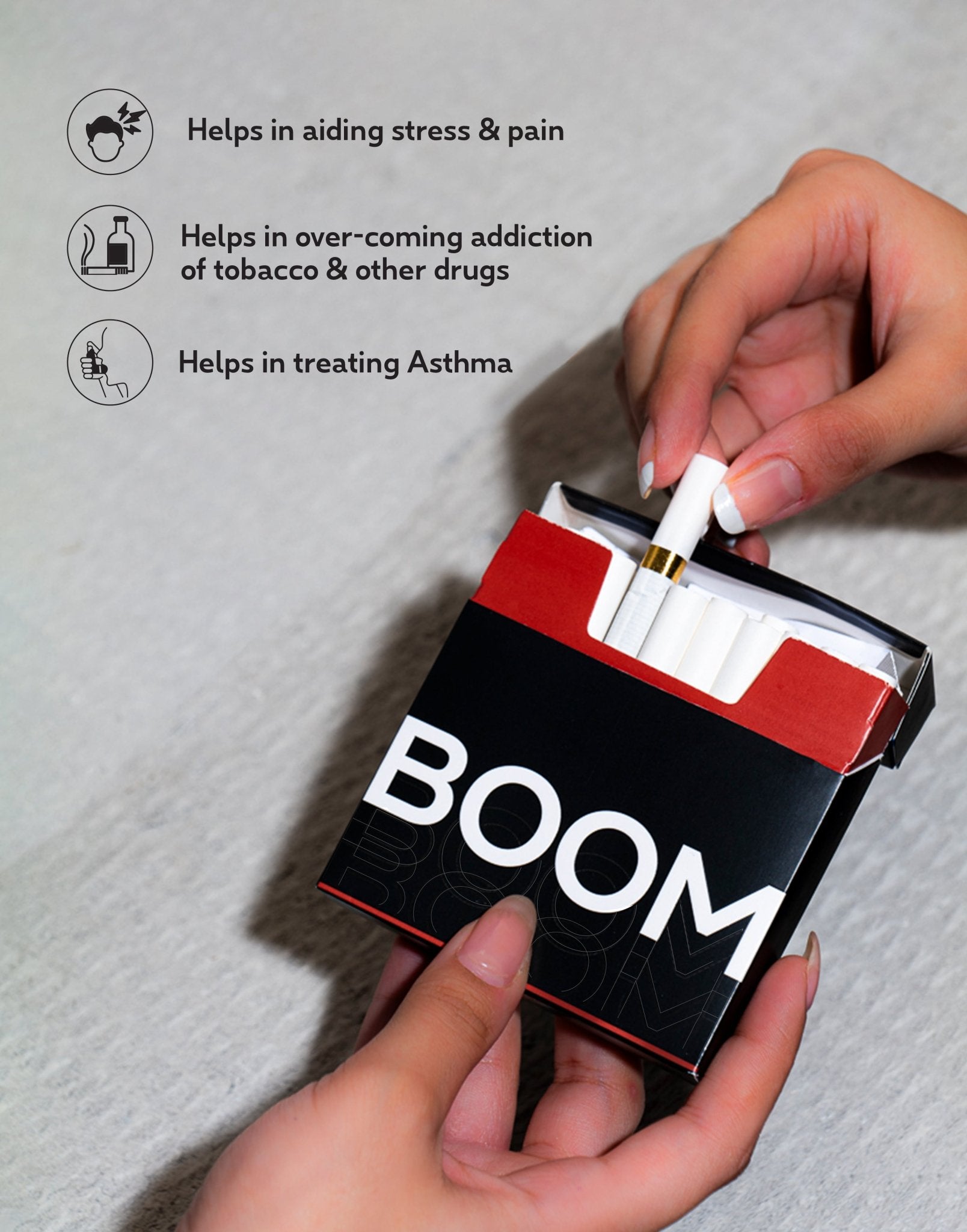 The Trost - Hemp Herbal Cigarette - Boom - CBD Store India