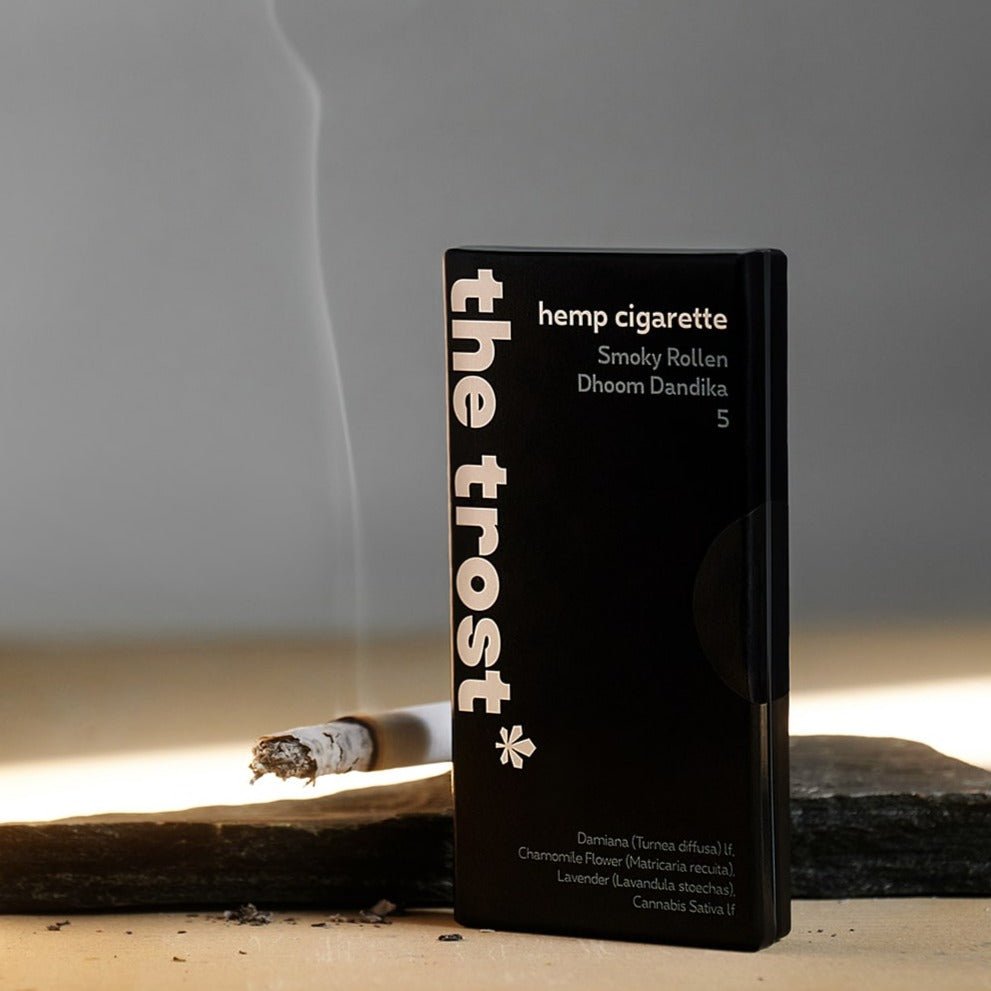 The Trost Hemp Herbal Cigarette (Smoky Rollen) - CBD Store India