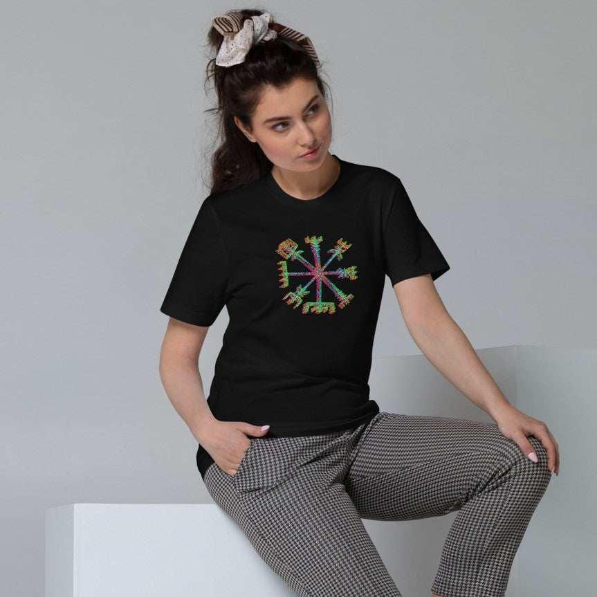 The Viking's Compass - Vegvísir Women's Graphic T-ShirtClothingVegvísir Women's T-Shirt - Stand Out & Cool Design