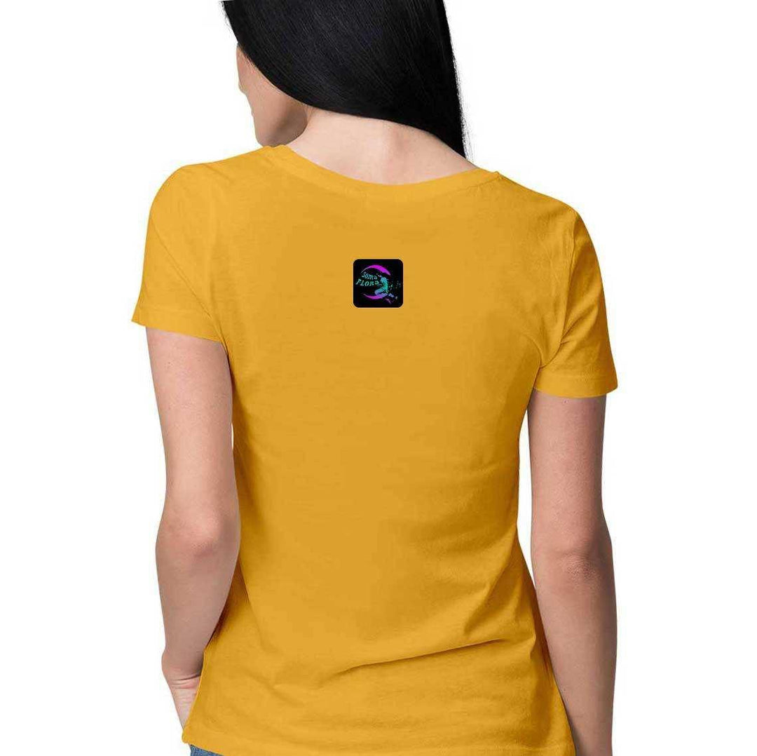 The Warli Dance on Harmony Women's T-ShirtClothingWarli Dance T-Shirt - Soma Flora | 100% Cotton, Graphic Print