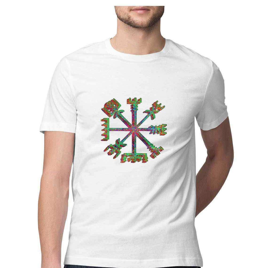 The Way finder Viking's Compass Men's Graphic T-Shirt.
