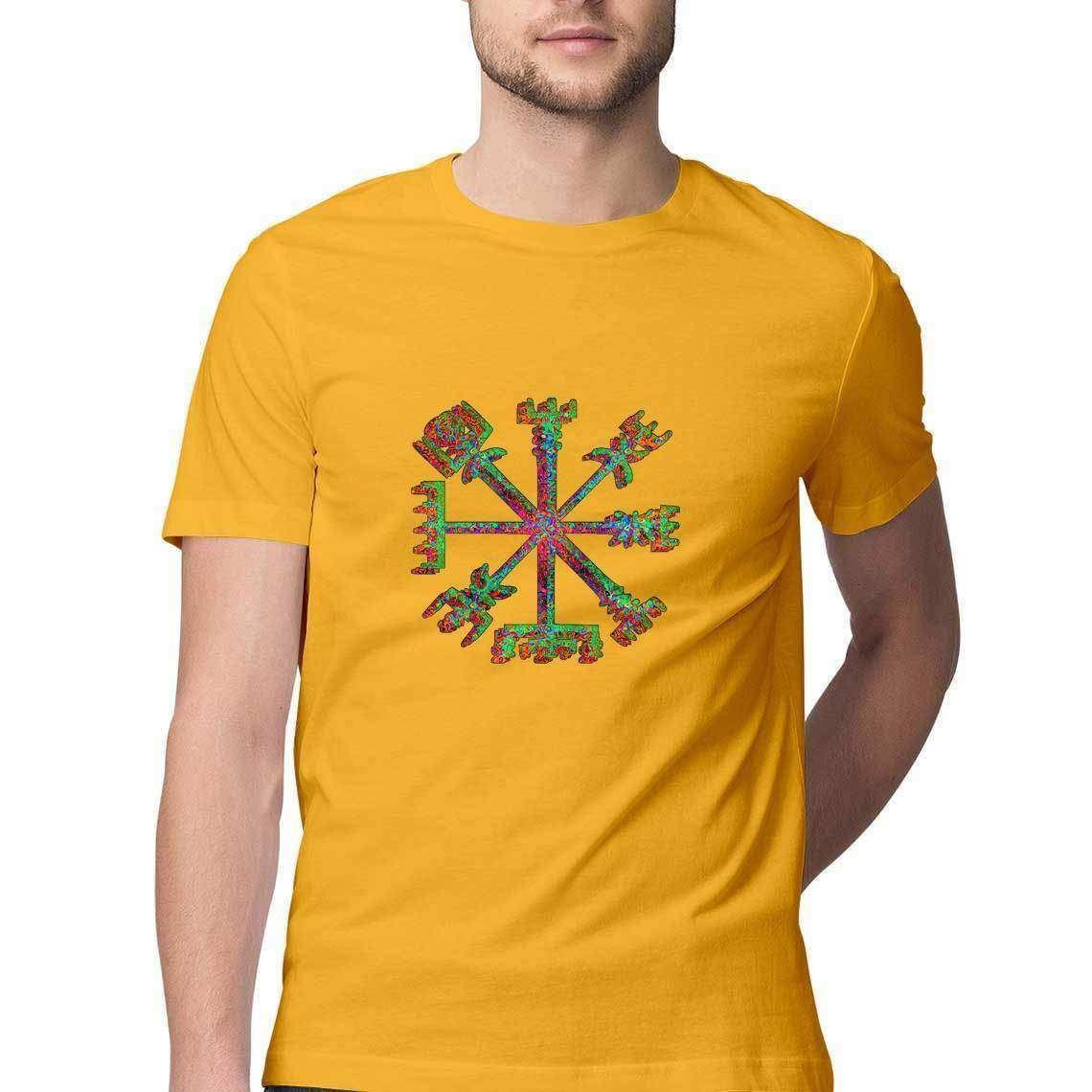 The Way finder Viking's Compass Men's Graphic T-Shirt.