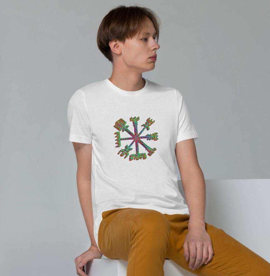 The Way finder Viking's Compass Men's Graphic T-Shirt.