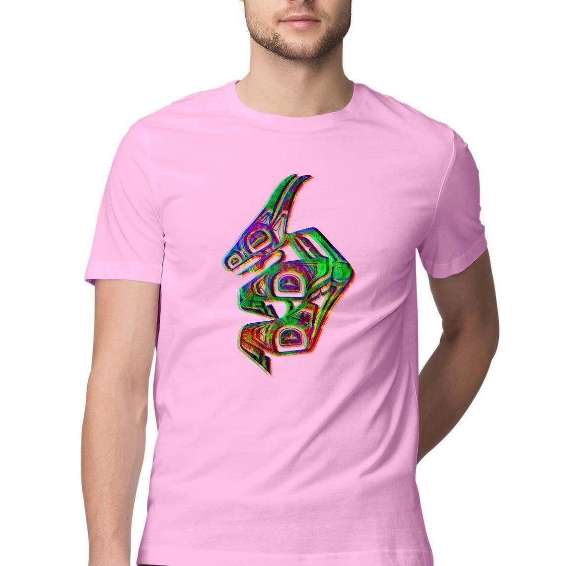 The Wise Aztec Rabbit Searches for the Rainbow Men's T-Shirt.