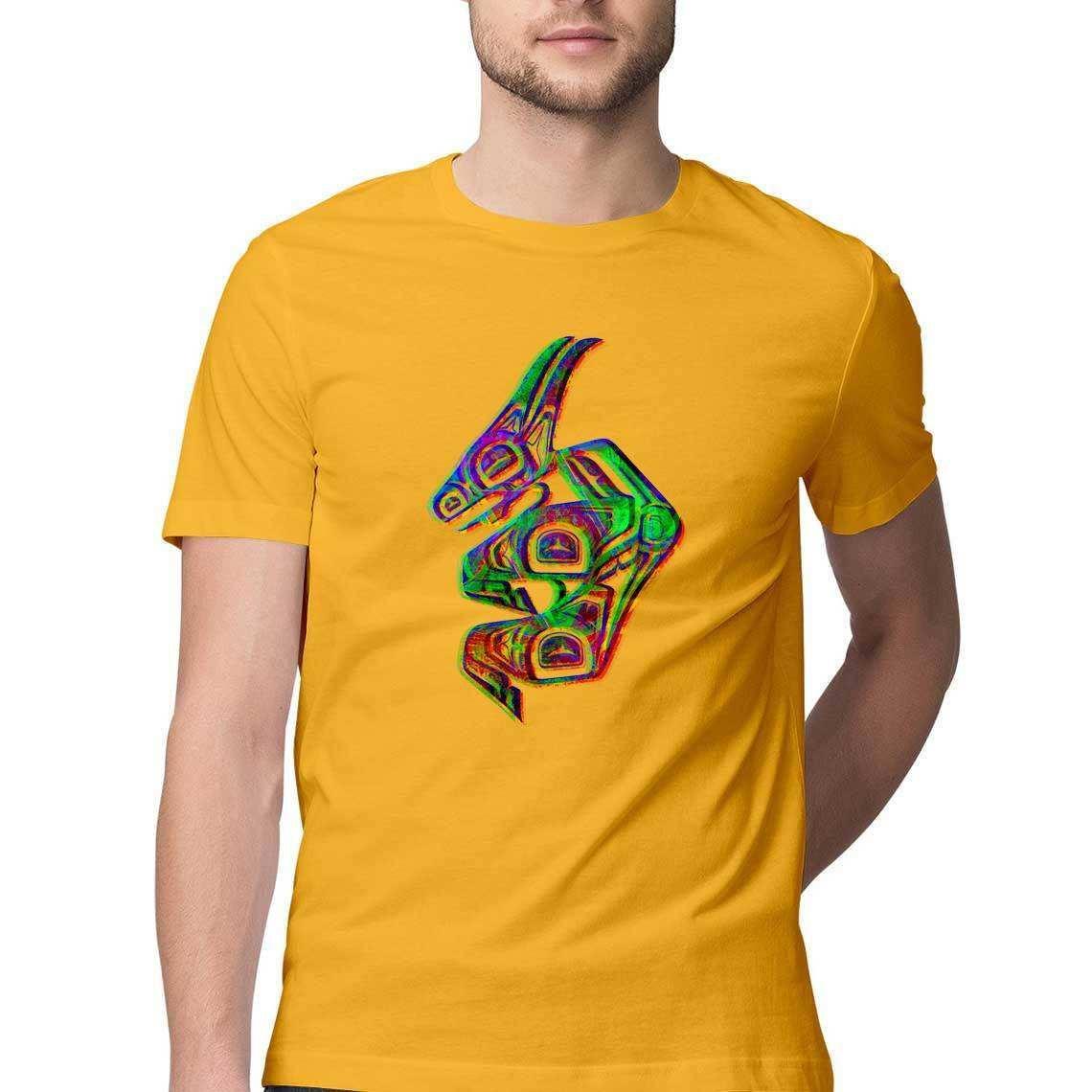 The Wise Aztec Rabbit Searches for the Rainbow Men's T-Shirt.