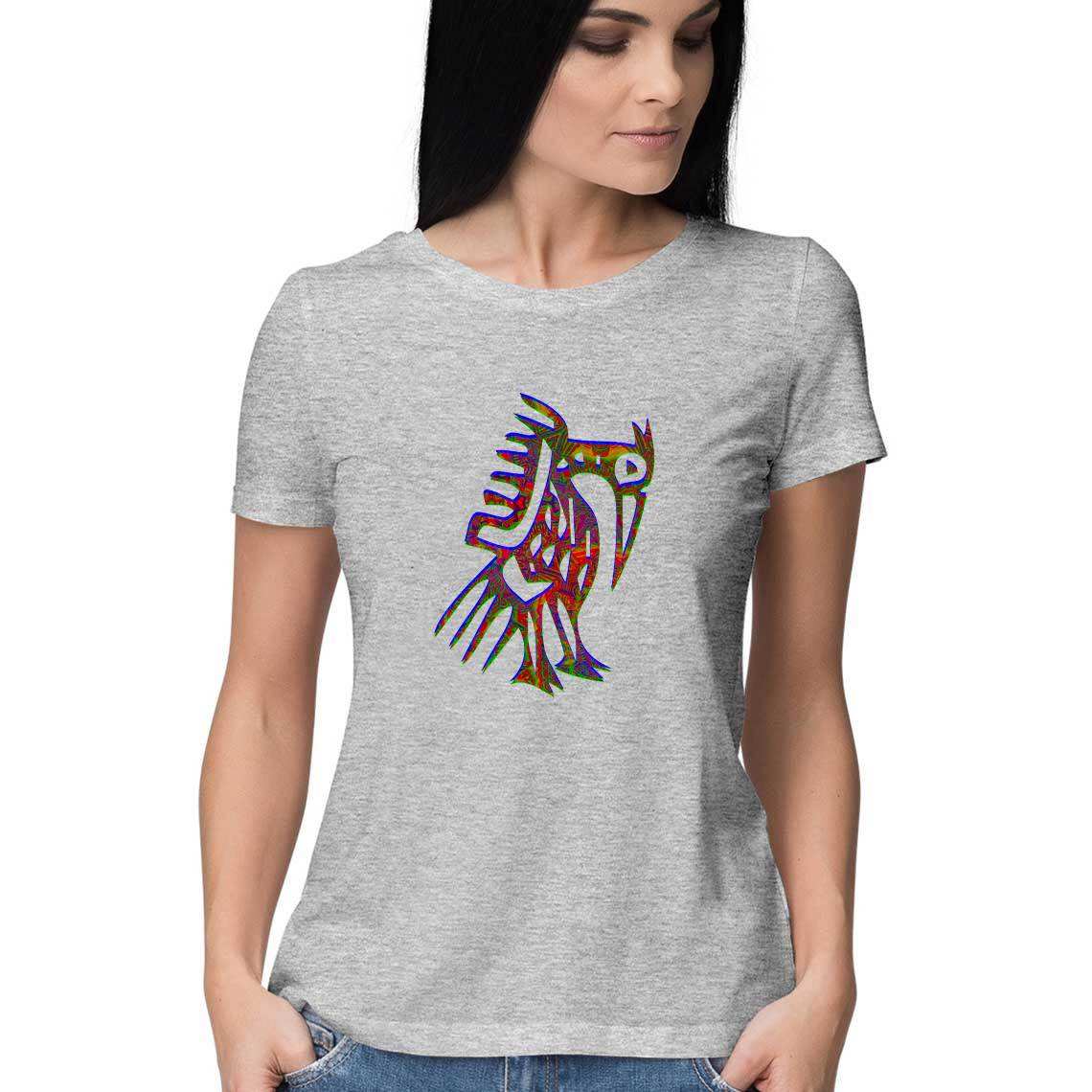 The Woodpecker at the Inca Forest Women's T-Shirt - CBD Store India