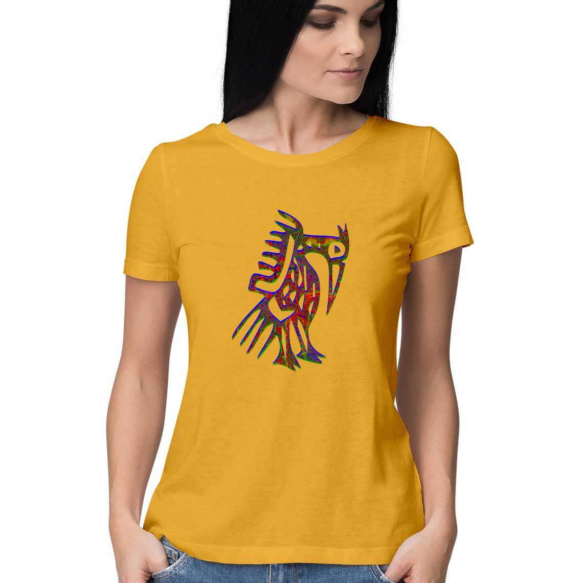 The Woodpecker at the Inca Forest Women's T-Shirt - CBD Store India