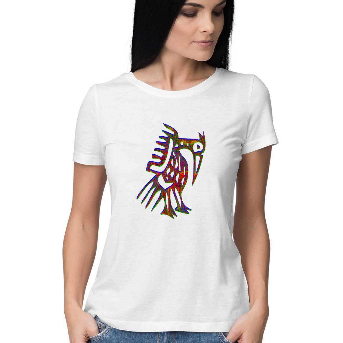 The Woodpecker at the Inca Forest Women's T-Shirt - CBD Store India