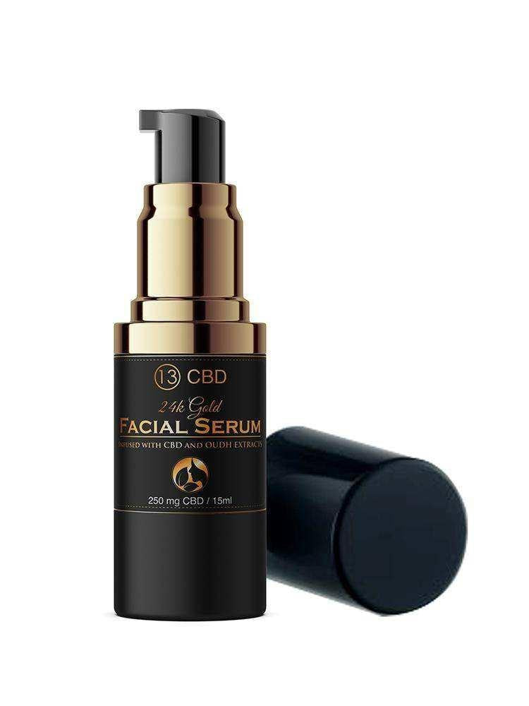 Thirteen Extracts 250 mg CBD Oil Face Serum.