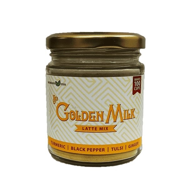 Tru Green Stevia Golden Milk (Turmeric Latte) 100gm - CBD Store India