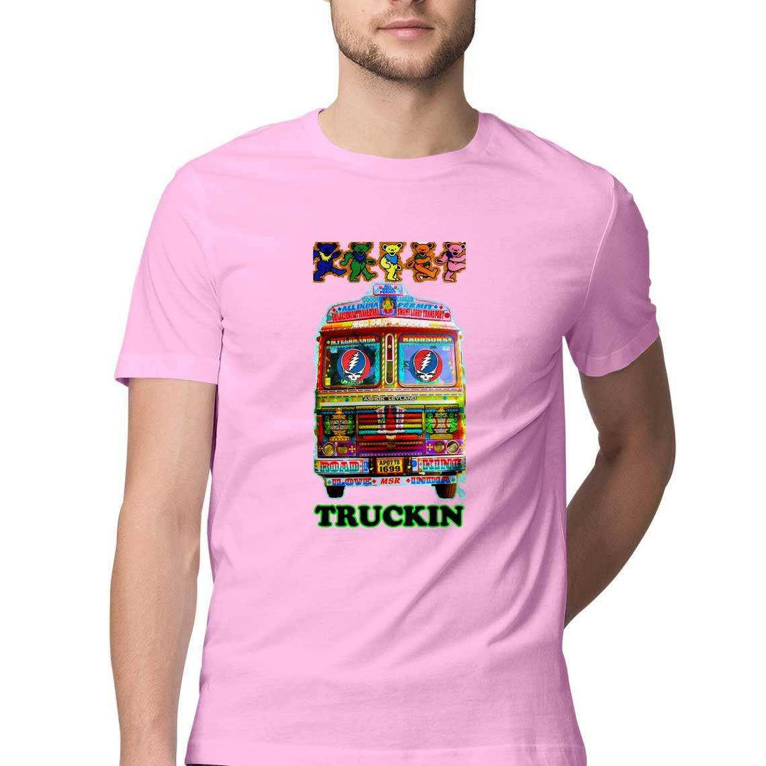 Truckin Crazy Men's T-ShirtClothingTruckin Crazy Men's T-Shirt - Men's Cotton Graphic | Casual Wear