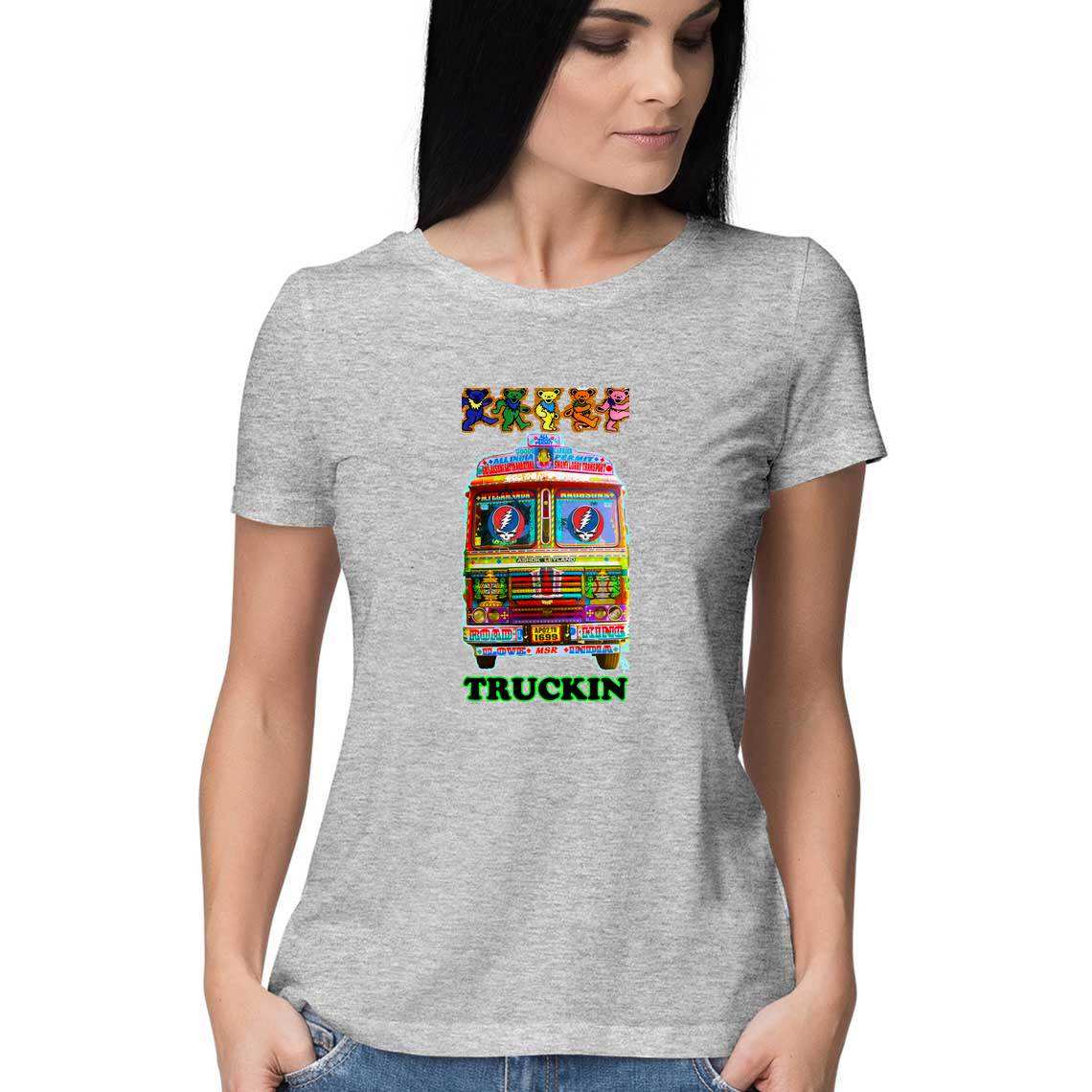 Truckin Crazy Women's T-Shirt - CBD Store India