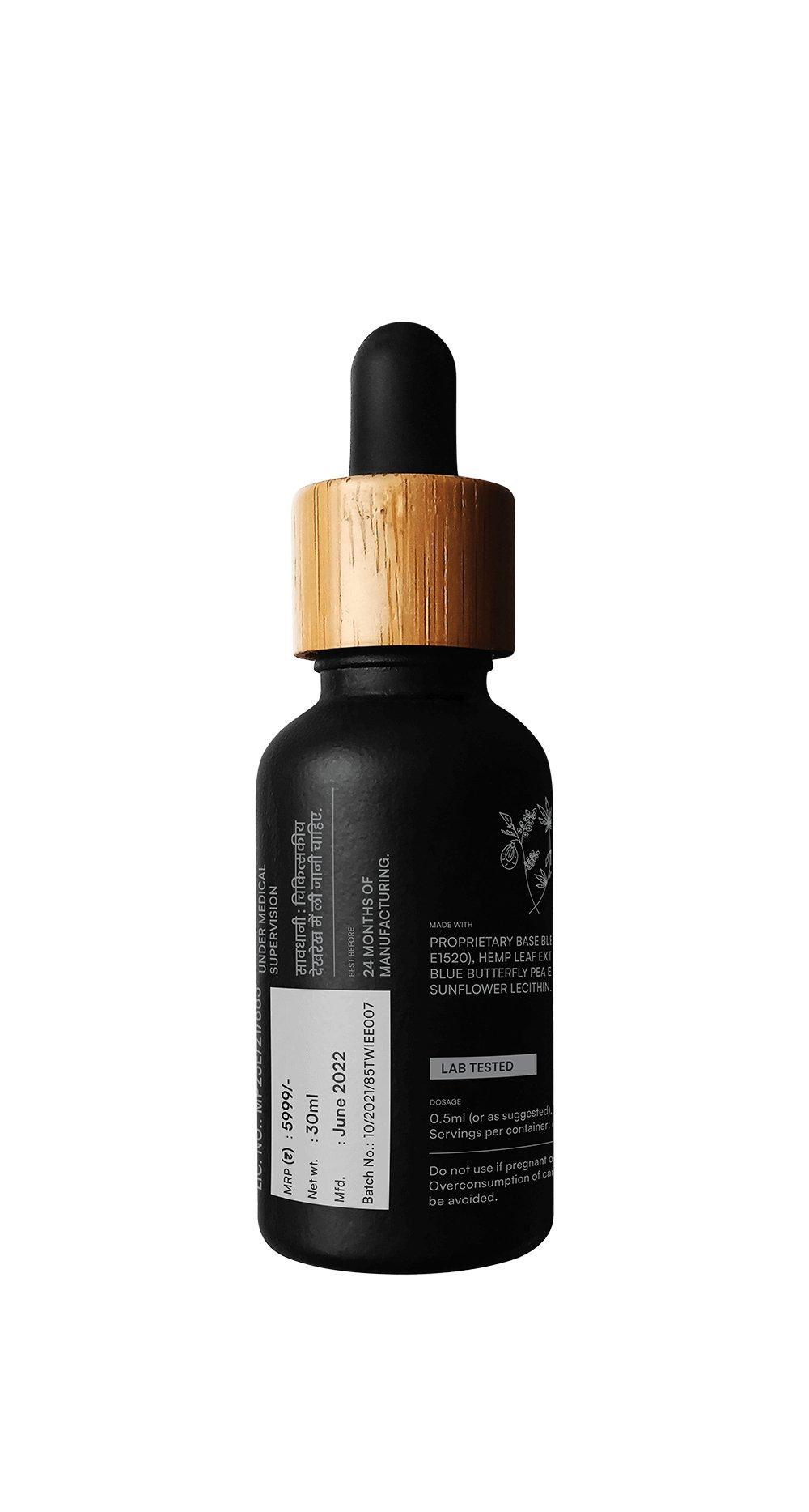 TWIEE AZURE Hemp Leaf Extract- Butterfly Blue Pea 2000 MGCBD IsolateTWIEE AZURE Hemp Leaf Extract - 2000 MG - 30 ML| BLUE or BUTTERFLY Tea