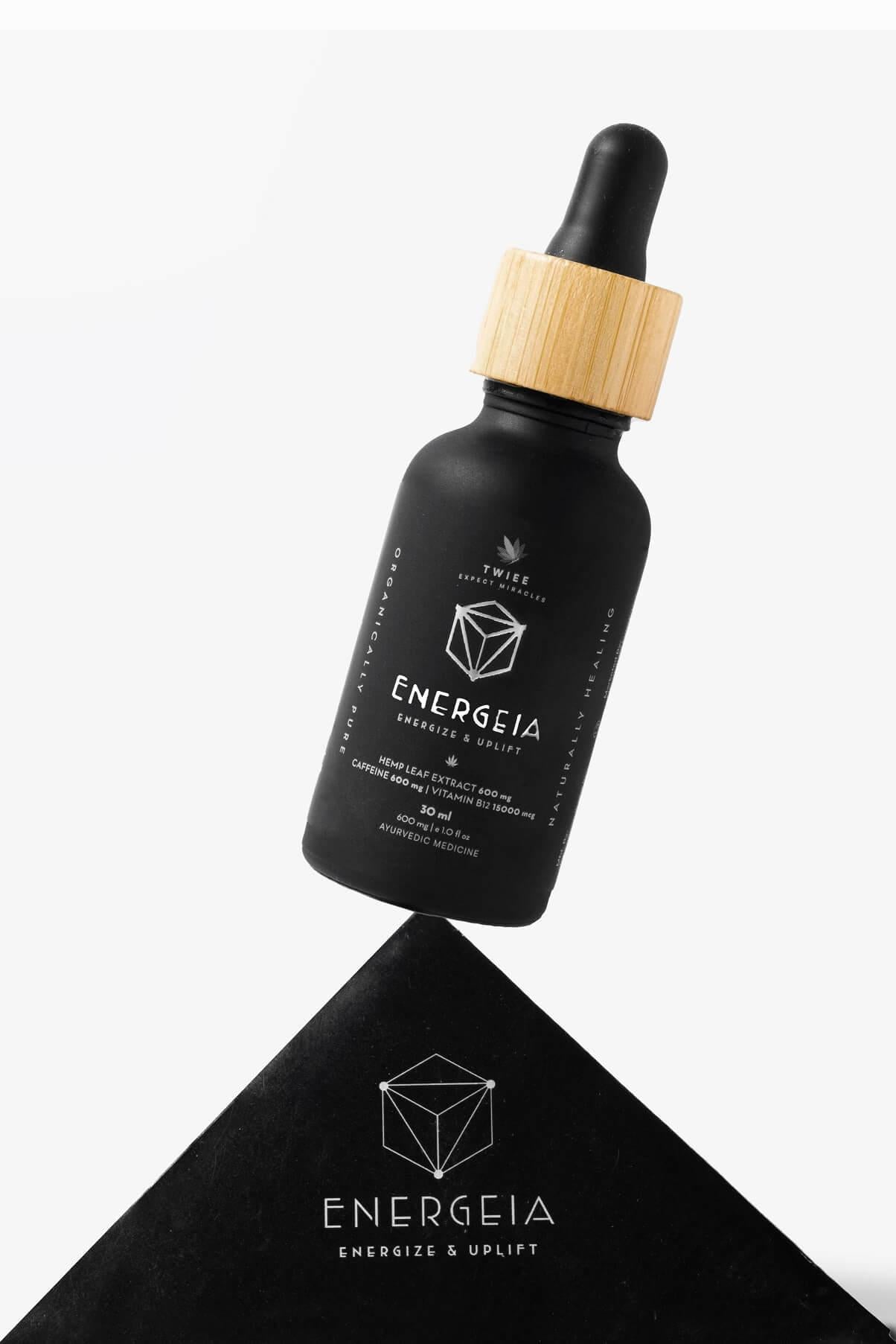 Twiee Energia Tincture - Medical Cannabis + Vitamin B12 + Caffeine - Energize 30 ML.