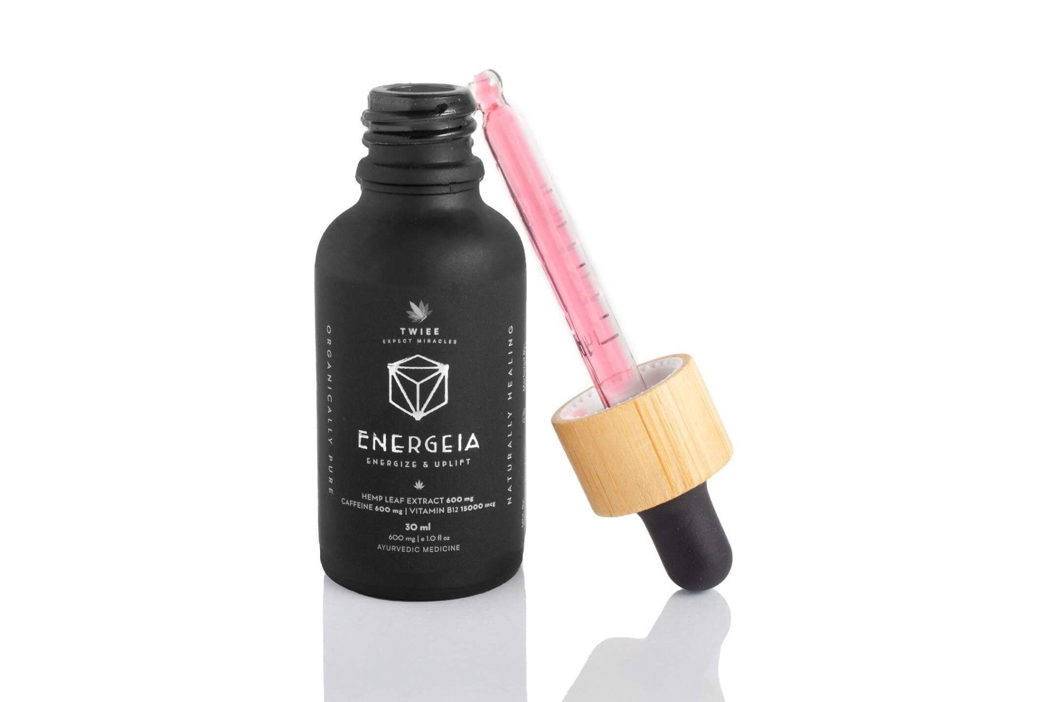 Twiee Energia Tincture - Medical Cannabis + Vitamin B12 + Caffeine - Energize 30 ML.