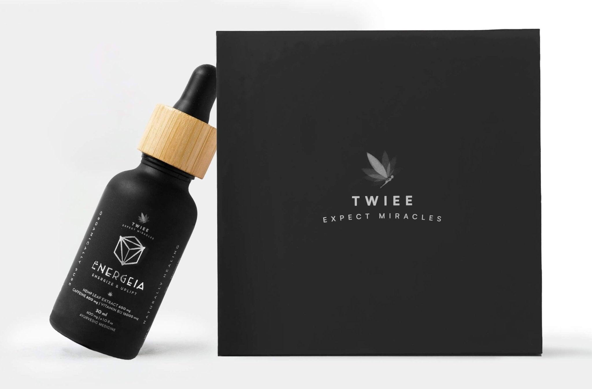 Twiee Energia Tincture - Medical Cannabis + Vitamin B12 + Caffeine - Energize 30 ML.