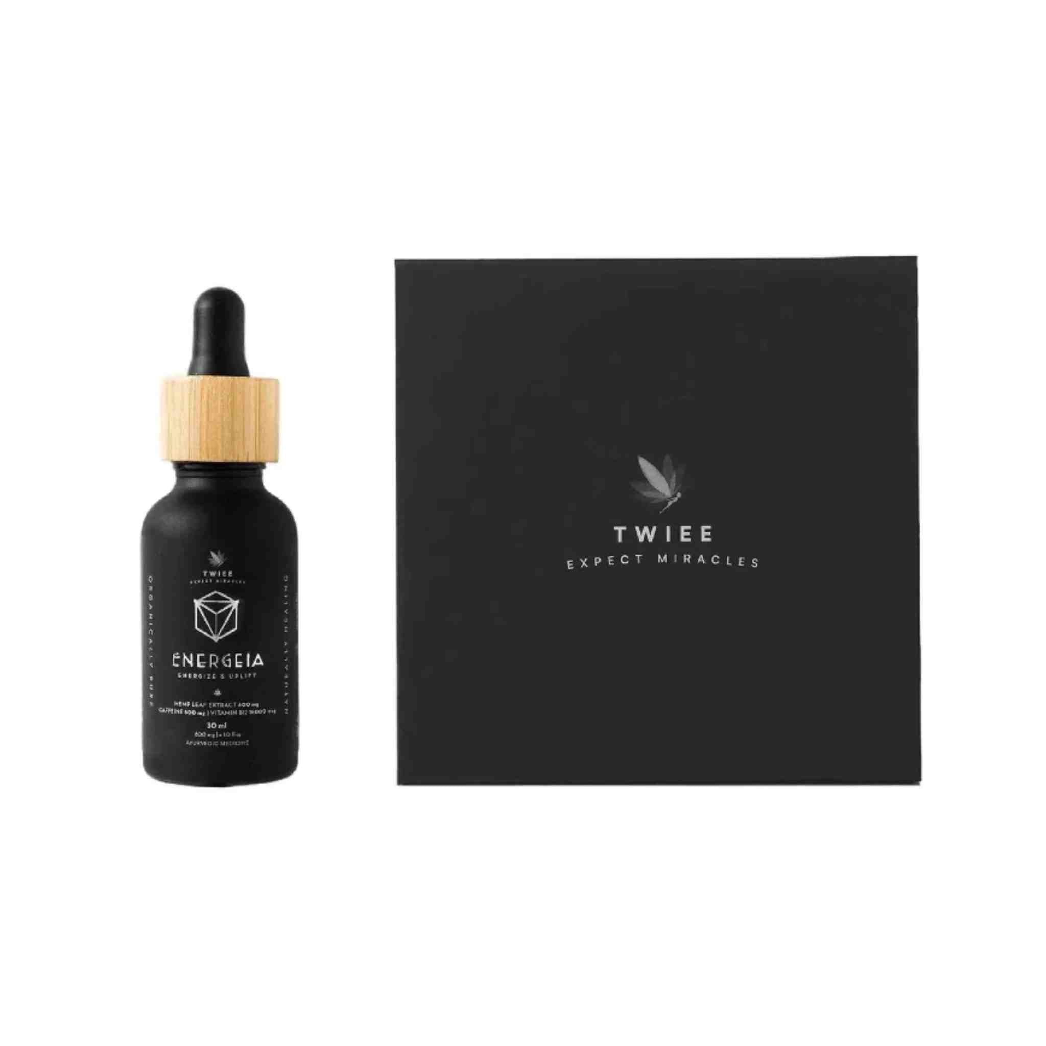 Twiee Energia Tincture - Medical Cannabis + Vitamin B12 + Caffeine - Energize 30 ML.