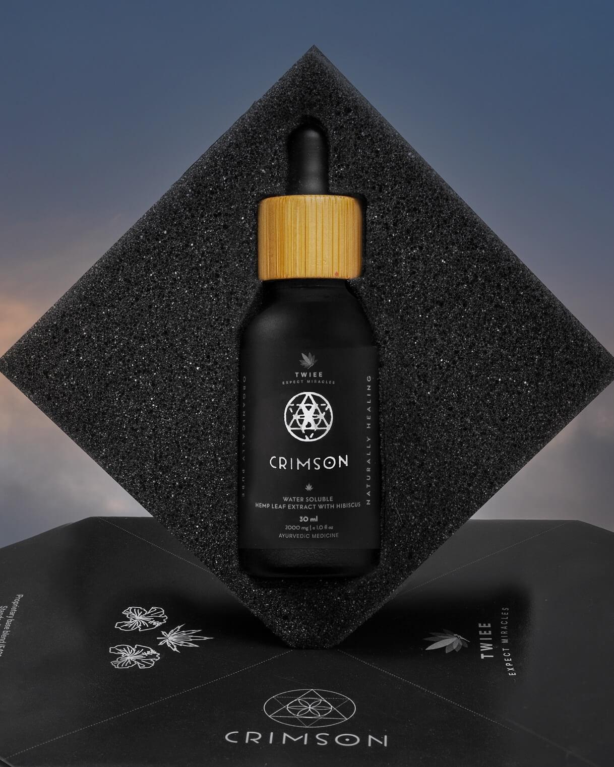 Twiee Crimson- Pure CBD Oil Tincture - Hibiscus- 30 ml.